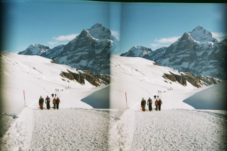 Grindelwald, Berner Oberland, 3D, Schlitteln, Winterlandschaft