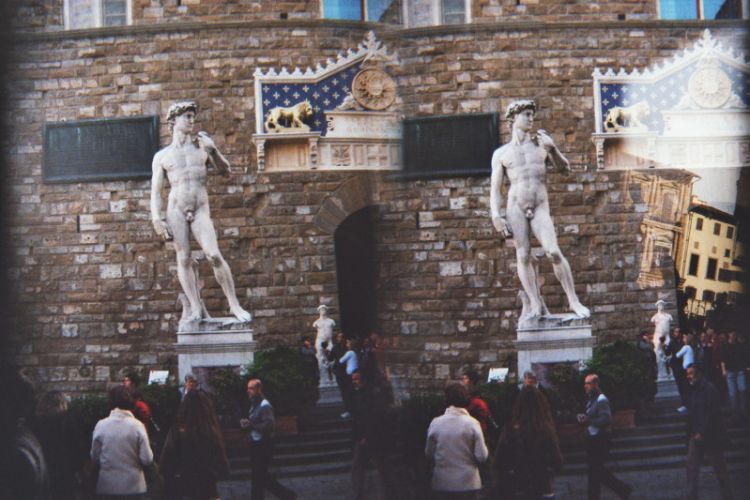 Italien, Florenz, Statue, David, 3D